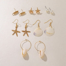 Load image into Gallery viewer, DAXI Bohemian Big Gold Hopp Earrings For Women Trendy Pearl Earring Hoops Fashion Korean Acrylic Women Earings Set Jewelry 2020
