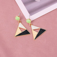 Load image into Gallery viewer, X&amp;P New Fashion Round Dangle Drop Korean Earrings For Women Geometric Round Heart Gold Earring Wedding 2020 kolczyki Jewelry
