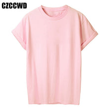 Load image into Gallery viewer, Casual T-Shirt Tops Harajuku Streetwear Short Sleeve O-Neck Tees Tshirt

