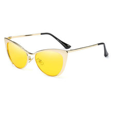 Load image into Gallery viewer, Metal Super Cute Cat Eye Sunglasses
