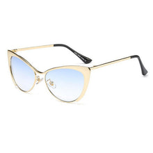 Load image into Gallery viewer, Metal Super Cute Cat Eye Sunglasses
